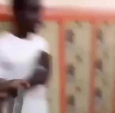 bro took off his belt 💀