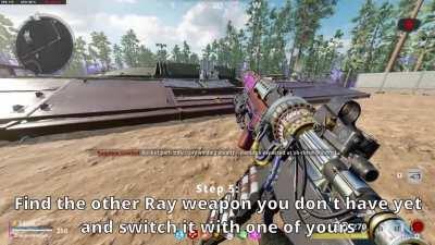 How to hold the Raygun and Rai-K at the same time in Outbreak