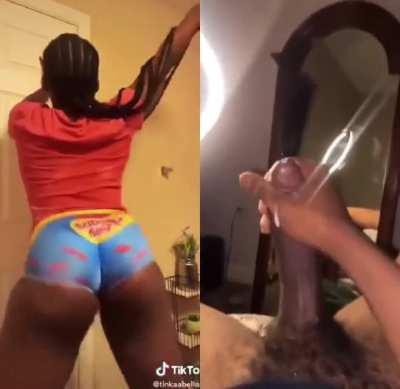 Tiktok thot got me cumming😫