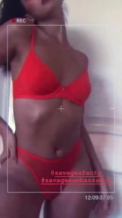 Cindy’s sexy body in orange lingerie