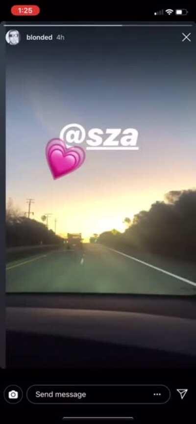 In honor of the FrankxSza collab, I present, Frank covering Sza