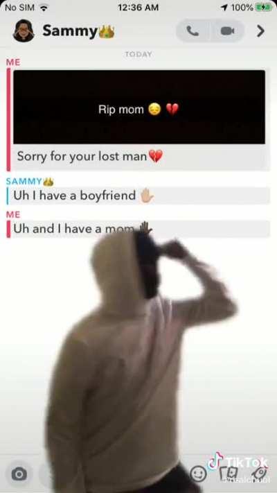 Good comeback...i guess