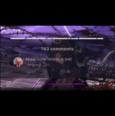 WHERE IS SHE? COME TO MY DMS, CATHERINE!