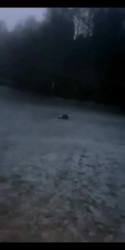 WCGW trying to go down a hill