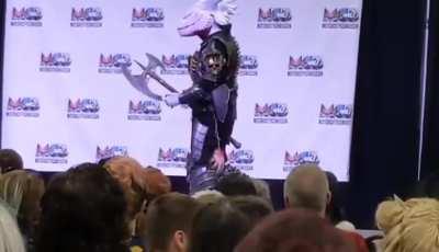 Cosplay contest as the dark urge