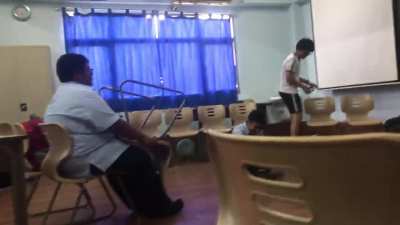 i think somebody knocked out our teacher