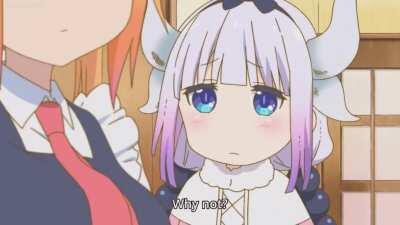 Kanna goes savage (Miss Kobayashi’s Dragon Maid)