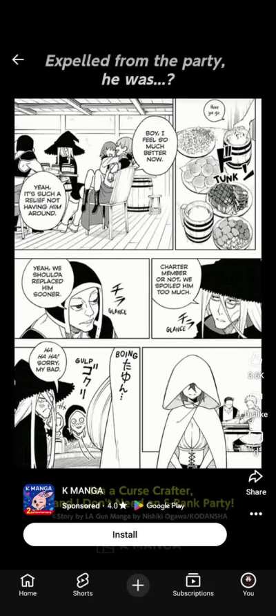 Song from K Manga ad