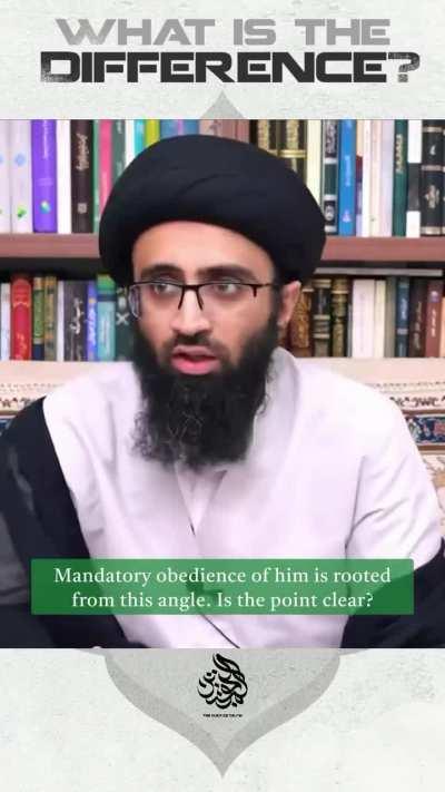 What is the difference between a Messenger and an Imam? -Sayyid Ali Abul-Hassan.