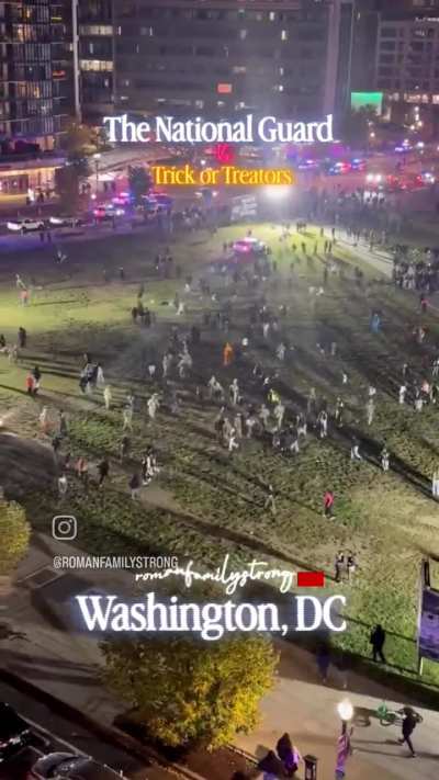 D.C. Police, National Guard escalate Halloween celebrations into militarized crackdown citing 'disorderly behavior' for reasons of mass arrest