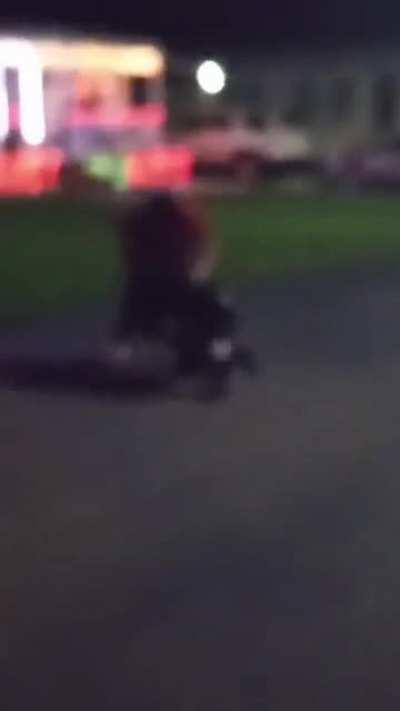 good lil scrap in the street