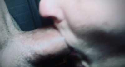 Ever deep throat a cock that’s so rock hard you get two fat lips?