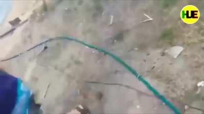 To lower a boat into the water