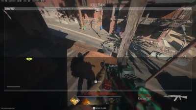 Trying to see what I am shooting at in an Infinity Ward game challenge (IMPOSSIBLE)