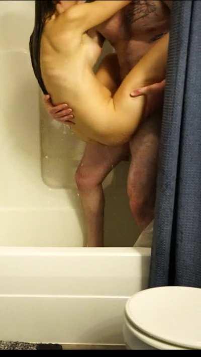 What a night I had with my bull...even needed a shower before round two. Perfect ending to the perfect night making sure hubby was fully satisfied as he watched the footage when I got home.