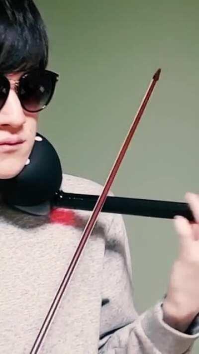 My violin sounds a bit weird today