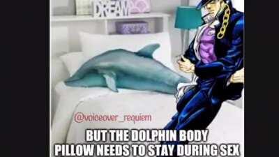 Jotaro's Body Pillow | JJBA VA Meme