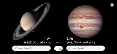 You can now compare both mass and radius in the CosmicCollisions app. Feedback would be very appreciated.