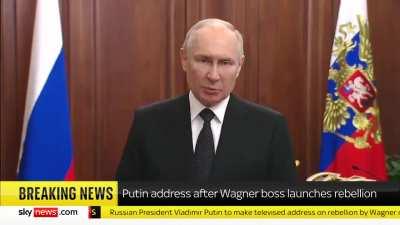 Putin addresses the Wagner situation.