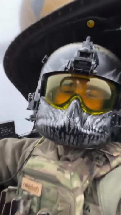 Ukrainian attack helicopter pilot 