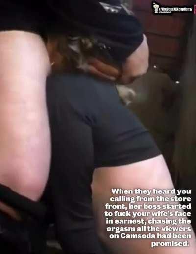 He really wanted to nut down her throat