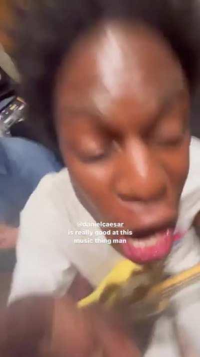 Tyler and Daniel Caeser in the studio together, y’all think theres a possibility they worked on something? 