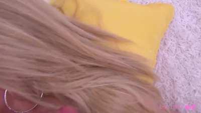 Cute Blonde Cant Handle It