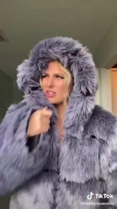 No. Tracy--the one with the nice bouncy tits.