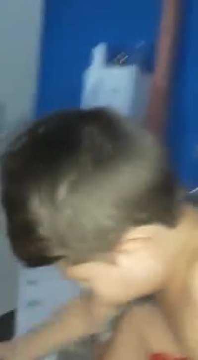 Kid breaks phone after losing in PUBG and instantly regrets it.