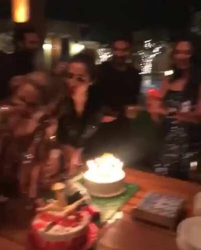 Amrita Arora's dick cake.. Malaika shouting 