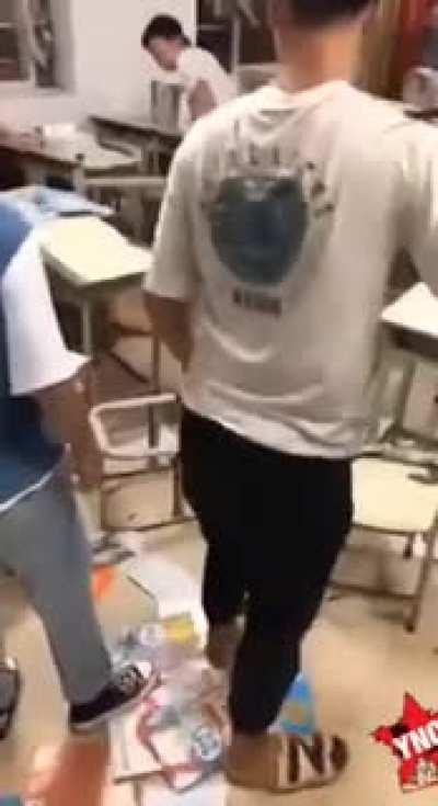 WTF Man what kind of bullying is this?.Where are teachers?