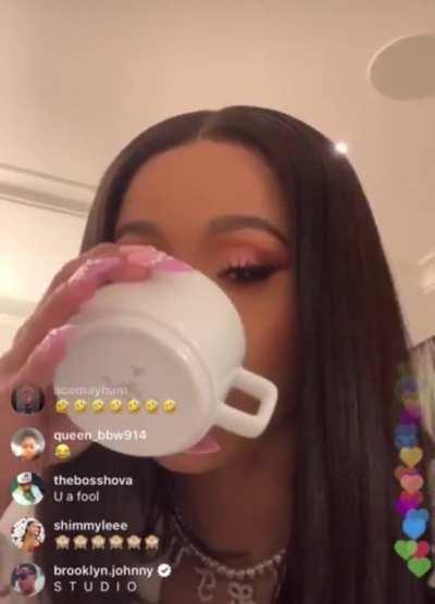 Cardi describing her love for bbc is hot af