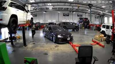 Salesman aren't allowed in the shop anymore