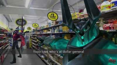 Yooo look who's at dollar general