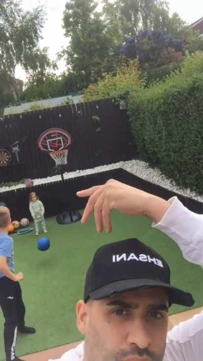 Trying to do a trick shot