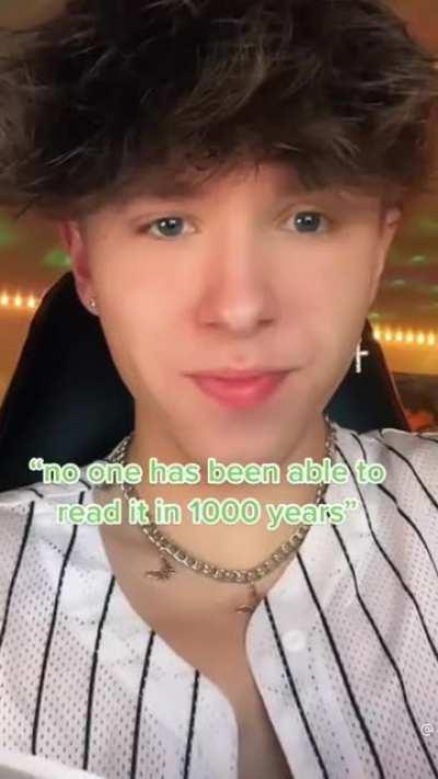 In my mind, a person that makes a “Kid is able to speak ancient language, teaches knows something they dont” Is cringe