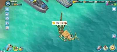 Been doing a 2 week worth of not collecting resources off of the resource boat. This is the result 😇