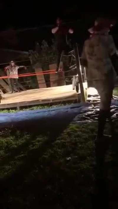 Not the best way to make an entrance