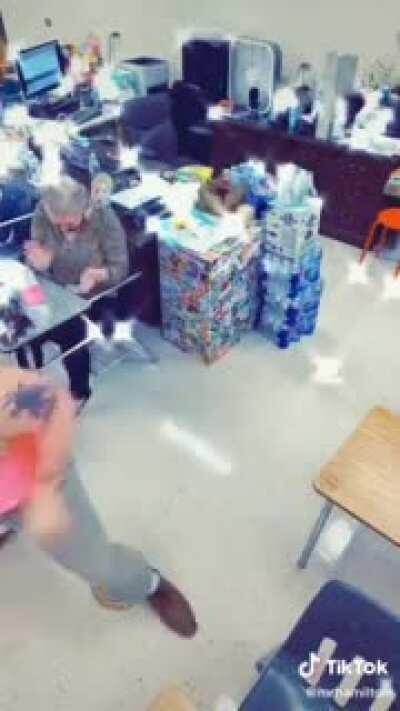 When your teacher drops a sick 