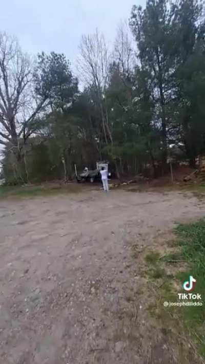 Karen finds out what mace feels like..