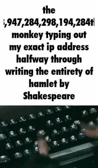 the infinite monkey theorem