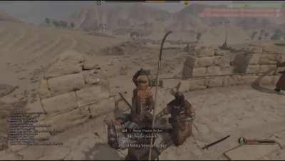 I witnessed a trebuchet get a headshot