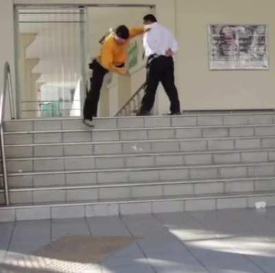 Trying to out smart a security guard