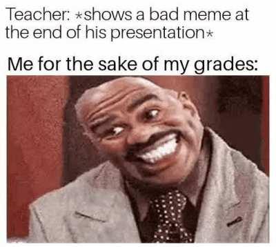 Laughing for marks? Good deal