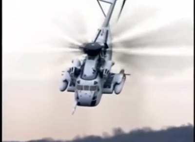 For the cat asking about the CH-53E sitting outside his office.