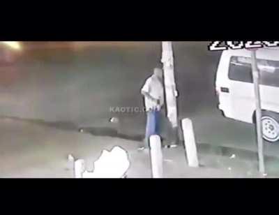 Pering in the wrong place.