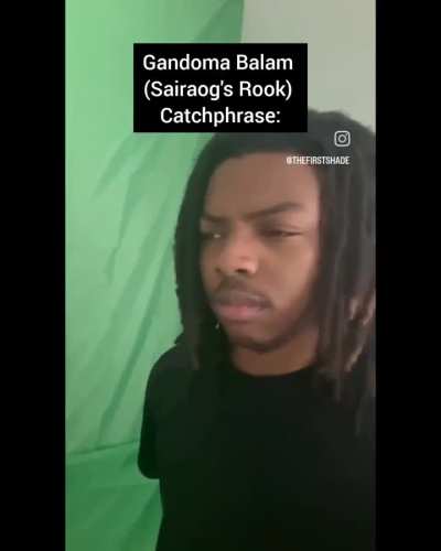 That's how a lot of you will discover his Name btw...