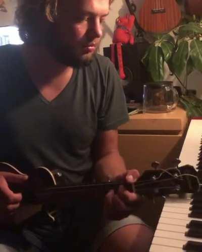 Me playing the Animal Crossing theme