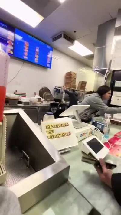 If she does this in front of customers, just imagine what she does behind doors