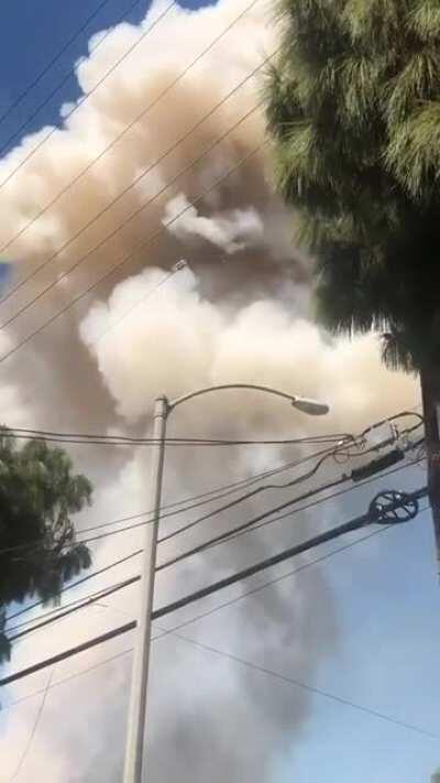 Apparent video of Ontario house explosion